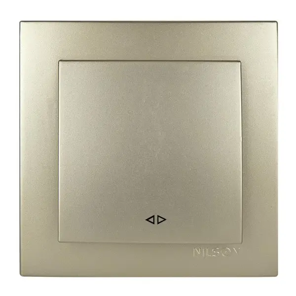 Выключатель Nilson Touran золото 1кл промежуточный ( 24151010 )