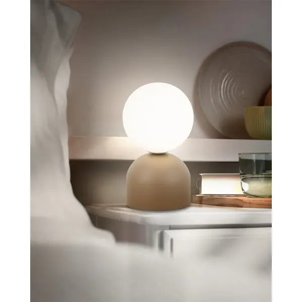 Настольная лампа TK Lighting 11391 Miki G9 1x8W IP20 бежевая - фото №2 Настольная лампа TK Lighting 11391 Miki G9 1x8W IP20 бежевая - фото №2