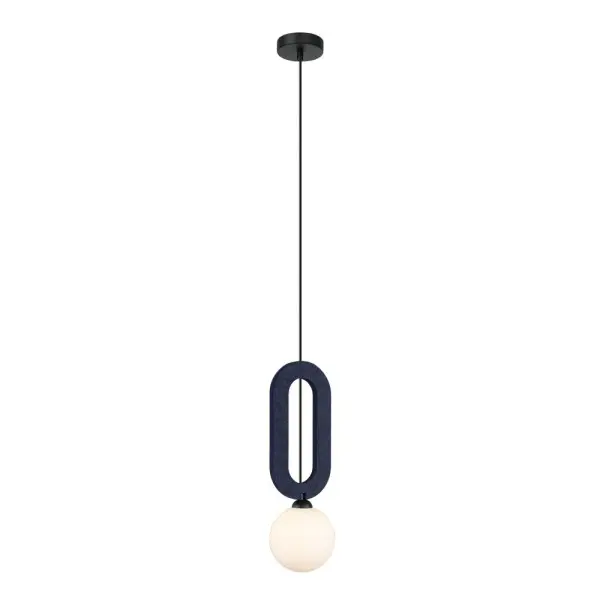 Подвесной светильник, люстра Italux PND-59839-1-BLU Masso G9 1x25W IP20 синий - фото №2 Подвесной светильник, люстра Italux PND-59839-1-BLU Masso G9 1x25W IP20 синий - фото №2