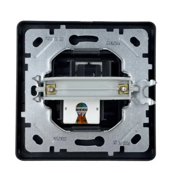 Розетка Nilson Selene антрацит комп'ютерна CAT5e RJ45 ( 23362544 ) - фото №2