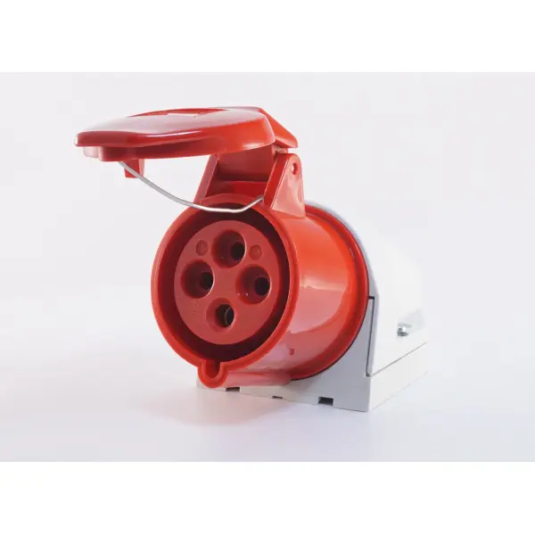 Трифазний роз'єм WALTHER WL130406 (3P+E) 32А 380V IP44 - фото №4
