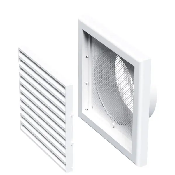 Решітка Vents МВ 121 Нд біла 154х154 Решітка Vents МВ 121 Нд біла 154х154