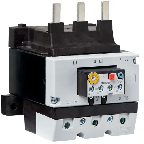 Тепловое реле Hager EVB100D 70-100А к EV080...EV175 1NO+1NC