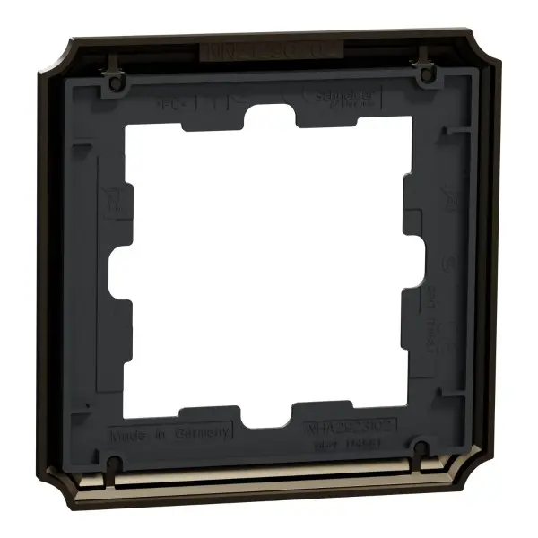 Рамка 1-постовая Schneider Electric Merten D-Atique MTN4010-4752 мокко - фото №3