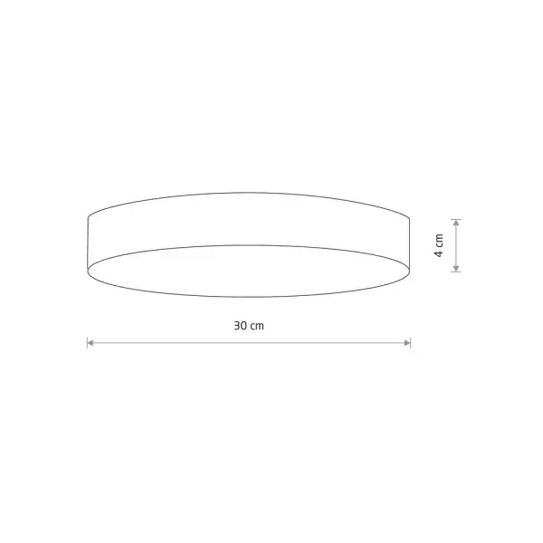 Світильник стельовий Nowodvorski 310418 Lid Round LED 1x50W 4000K 4500Lm IP20 чорний - фото №3