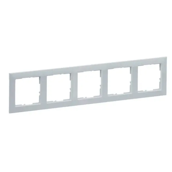 Рамка 5-постова Legrand SUNO (алюміній) 721515