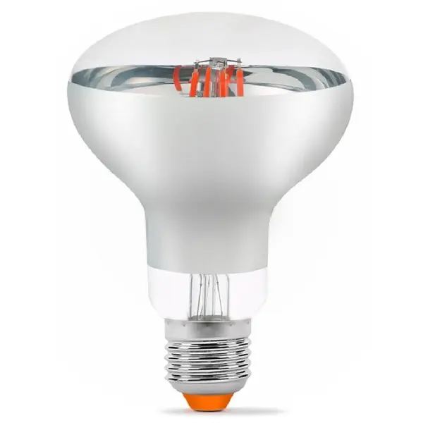 Филаментная фитолампа Videx Filament R80FF E27 9 Вт 1200K (VL-R80FF-09271) для растений