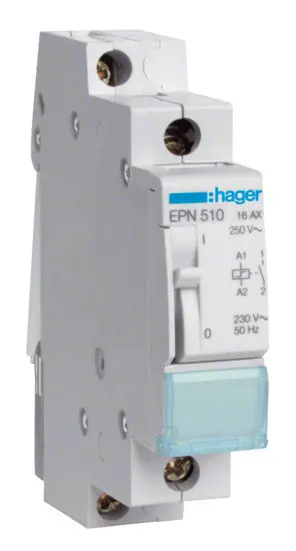 EPN510 (230В/16А 1НО), Hager імпульсне реле