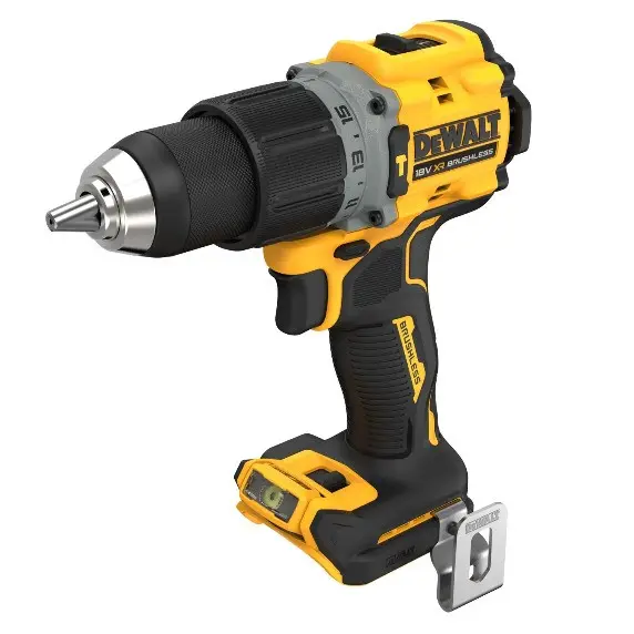 Ударная дрель-шуруповерт бесщеточная DeWALT DCD805NT XR Li-Ion 18В 90Нм патрон 13мм - фото №2