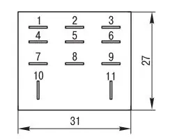 Проміжне реле E.Next e.control.p1036 10А 230В АC (i.ly3.230ac) - фото №1