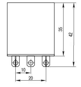 Проміжне реле E.Next e.control.p1036 10А 230В АC (i.ly3.230ac) - фото №2