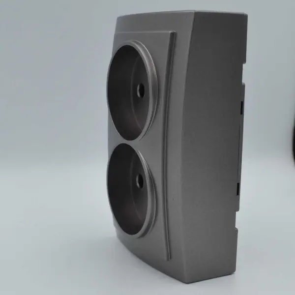 Розетка Nilson Themis антрацит 2-на без заземлення ( 26161024 ) - фото №5