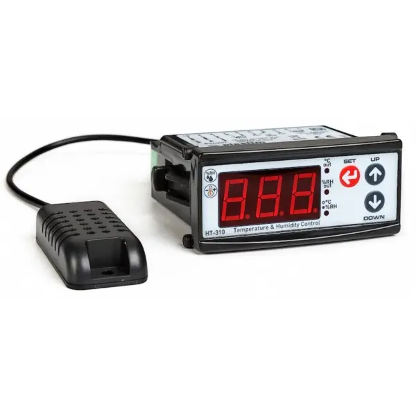 Терморегулятор гігростат Tense HT-310+NT-310 -20+80°C 5...95%RH для контролю температури та вологості