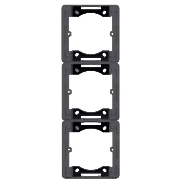 Адаптер Hager WL5833 Lumina-Intense 3Х з/в (чорний)