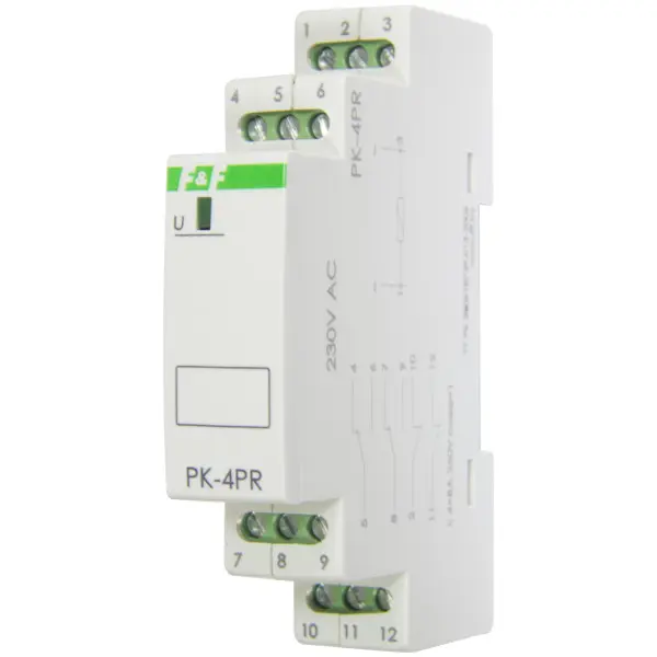 Допоміжне реле F&F PK-4PR-230V Допоміжне реле F&F PK-4PR-230V
