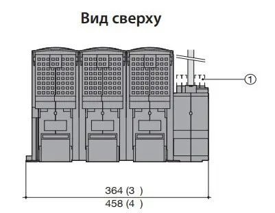 Разъединитель нагрузки ETI 004661804 под предохранители FLBS 630 3P («1-0» NH3 630A) - фото №3 Разъединитель нагрузки ETI 004661804 под предохранители FLBS 630 3P («1-0» NH3 630A) - фото №3