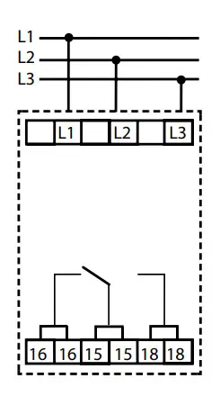 Реле контроля последовательности и выпадения фаз HRN-56/575V - фото №1