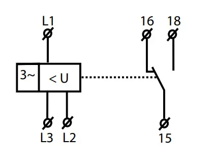 Реле контроля последовательности и выпадения фаз HRN-56/575V - фото №3