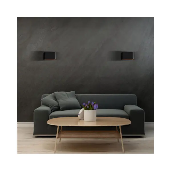 Бра, настінний світильник Goldlux 324412 Elissa G9 1x10W IP20 BK - фото №2