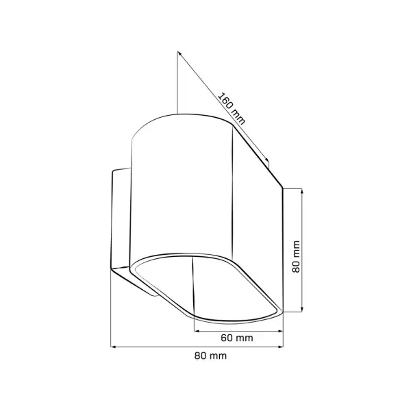 Бра, настінний світильник Goldlux 324412 Elissa G9 1x10W IP20 BK - фото №3