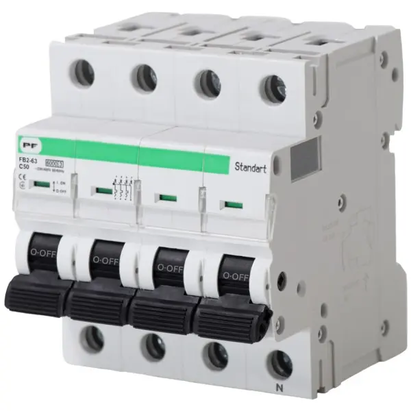 Электро-автомат Promfactor STANDART FB2-63 3P+N C 50A 6кА (FB2CN4050)