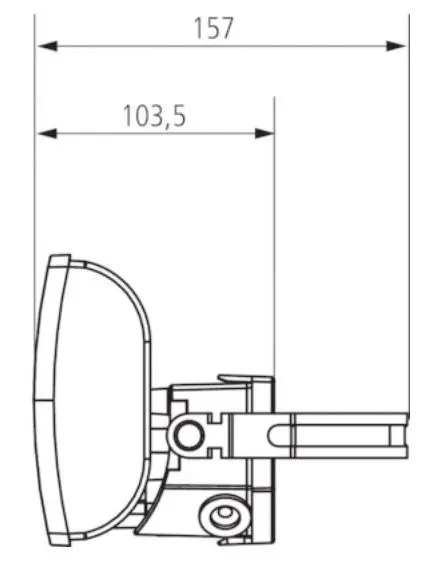 Прожектор Theben LED theLeda E20L WH - фото №3 Прожектор Theben LED theLeda E20L WH - фото №3