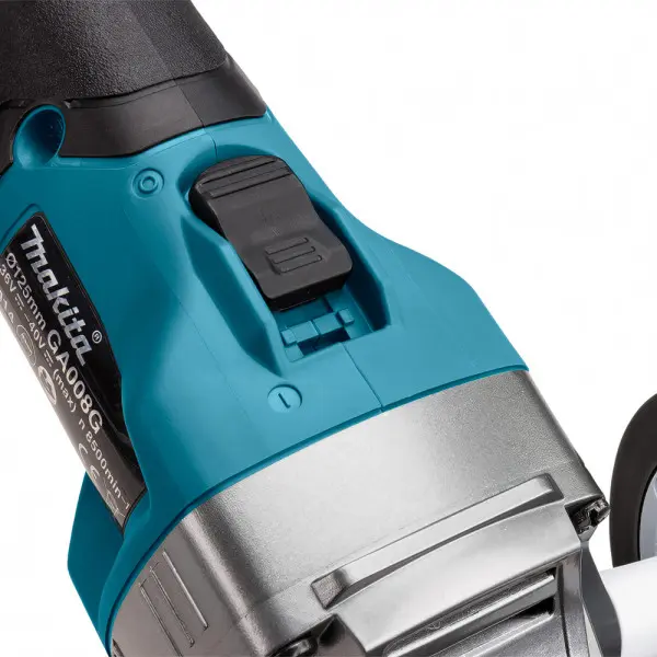 Аккумуляторная угловая шлифмашина Makita GA008GM201 XGT 40В 125мм с аккумуляторами BL4040x2 - фото №5