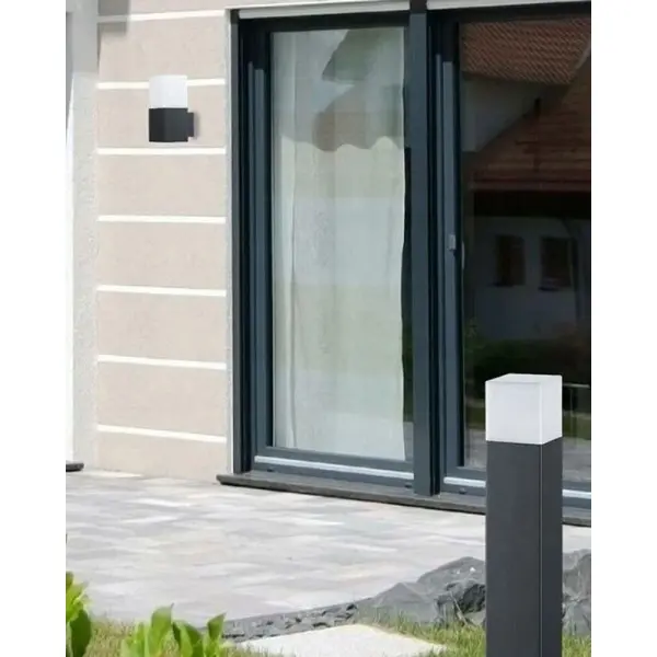 Уличный светильник Goldlux 304629 New York E27 1x12W IP44 графитовый - фото №2