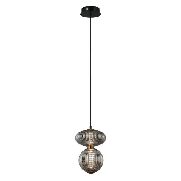 Подвесной светильник, люстра Italux PND-8545-2B-AB-SG Nico LED 2x7W 3000K 236Lm IP20 дымчатый Подвесной светильник, люстра Italux PND-8545-2B-AB-SG Nico LED 2x7W 3000K 236Lm IP20 дымчатый