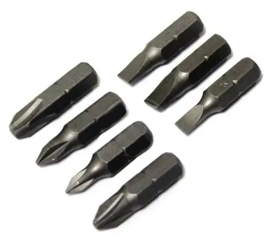 Короткий держатель бит с храповым механизмом Tolsen (20033) (7шт) - фото №1