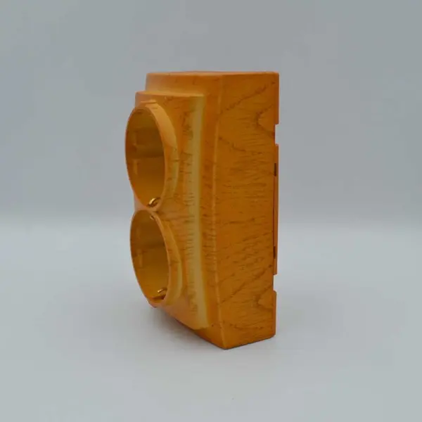 Розетка Nilson Themis дуб 2-на з заземленням ( 26251025 ) - фото №4