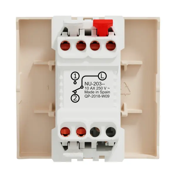 Проходной выключатель Schneider Electric Unica New NU320344 10А 2м бежевый - фото №4