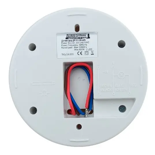 Инфракрасный датчик движения TNSy ДР 012 1200Вт 120-360° 6м IP20 белый (TNSy5502878) - фото №3