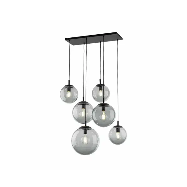 Подвесной светильник, люстра TK Lighting 5384 Esme E27 6x15W IP20 Черный - фото №2 Подвесной светильник, люстра TK Lighting 5384 Esme E27 6x15W IP20 Черный - фото №2