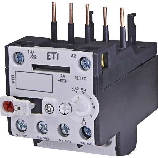 Тепловое реле ETI 004641402 RE 17D-0.8 (0.56-0.8A) (для CE, CAE, CE17) Тепловое реле ETI 004641402 RE 17D-0.8 (0.56-0.8A) (для CE, CAE, CE17)