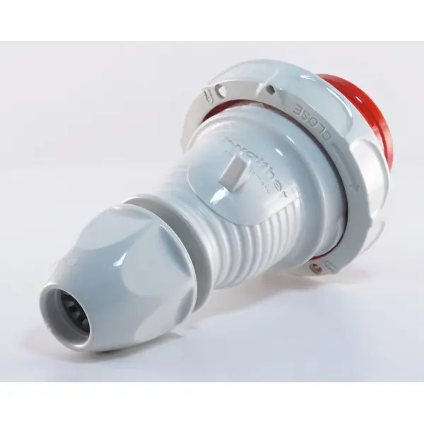 Трифазний штекер на кабель WALTHER WL219 (3P+N+E) 16А 380V IP67 - фото №5