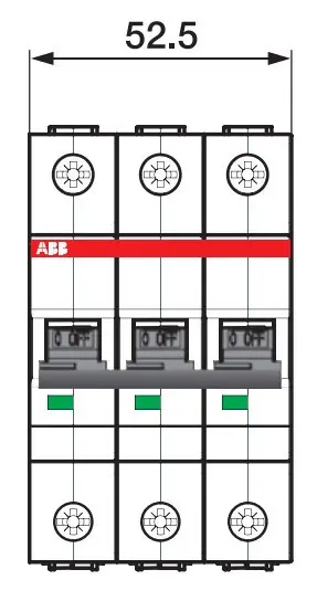 Автоматичний вимикач ABB S203-C32 Тип C 32А - фото №4 Автоматичний вимикач ABB S203-C32 Тип C 32А - фото №4