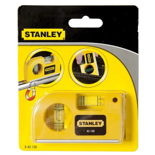 Уровень карманный Stanley 87мм - фото №5 Уровень карманный Stanley 87мм - фото №5