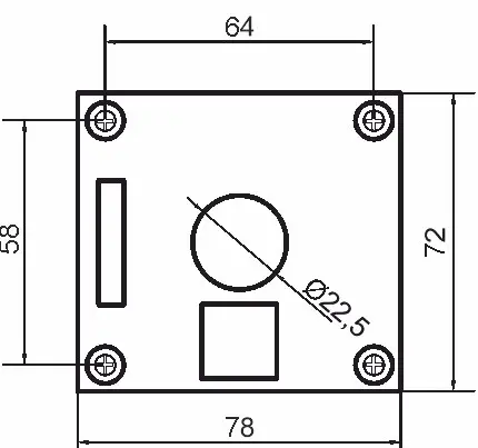 Одноместный пост управления Promfactor FP4-BOX1W6 с переключателем "0-I" - фото №2 Одноместный пост управления Promfactor FP4-BOX1W6 с переключателем "0-I" - фото №2