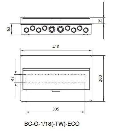 Щит Eaton Moeller BC-O-1/18-ECO - фото №4