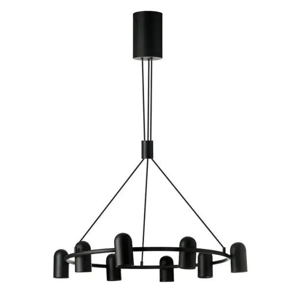 Люстра Azzardo AZ5732 Vivi GU10 8x40W IP20 черная