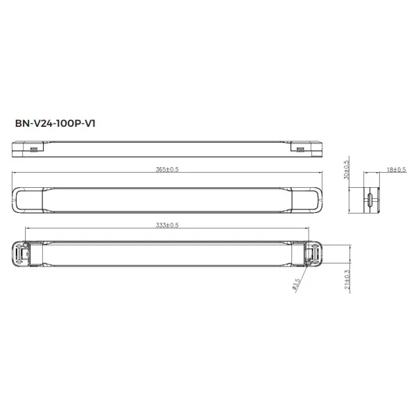 Блок живлення COLORS 100W DC24V (BN-V24-100P-V1) - фото №1 Блок живлення COLORS 100W DC24V (BN-V24-100P-V1) - фото №1