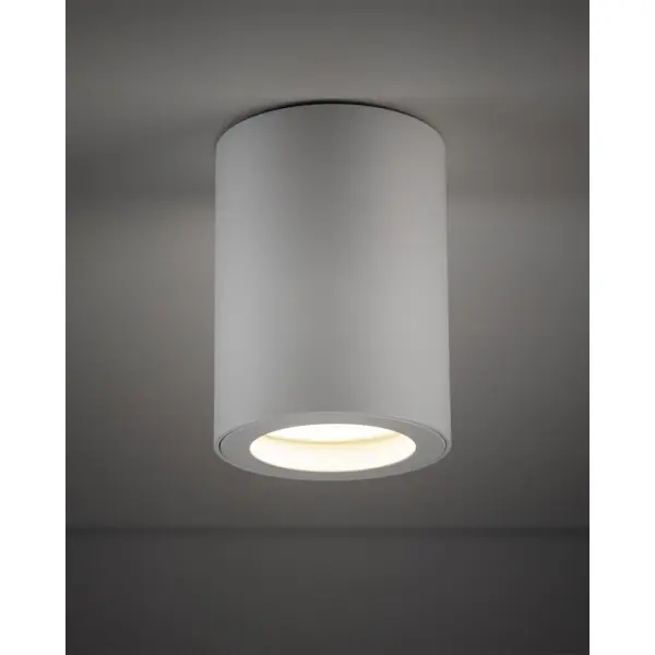 Точечный светильник TK Lighting 10932 Ligno GU10 1x10W IP44 белый - фото №1