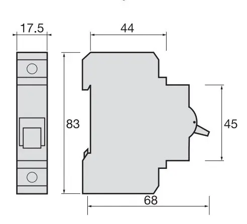 Автоматичний вимикач NDN350 (3p, D, 50А) Hager - фото №1