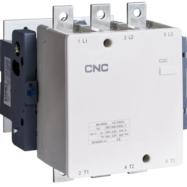 Электромагнитный контактор CNC CJX2-F-400 200кВт 220В 400А (Б00030464)