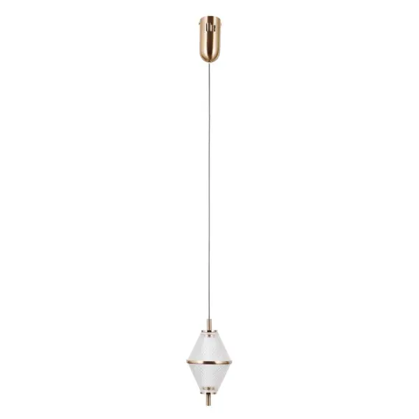 Подвесной светильник, люстра Italux PND-34395-1-HBR Fuente LED 1x5W 3000K 422Lm IP20 золотой