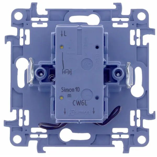 Одинарний прохідний вимикач з підсвічуванням Kontakt Simon Simon 10 CW6L.01/11 (білий) - фото №3