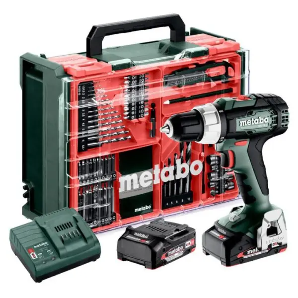 Акумуляторний дриль-шурупокрут Metabo BS 18 L Mobile Workshop 2x2Аг Li-Power (614051710)