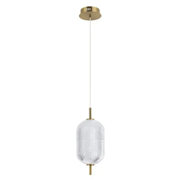 Подвесной светильник, люстра Italux PND-81438-1B-GD Corado LED 1x10W 3000K 1050Lm IP20 золотой
