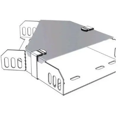 Крышка Т-образный ответвитель METAKSAN KKT 05 08 PG 50мм 0,8мм - фото №1